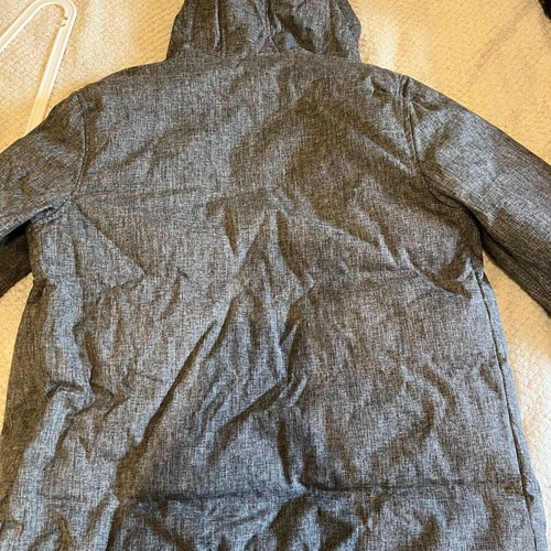 Men's puffa jacket used gray, small/medium