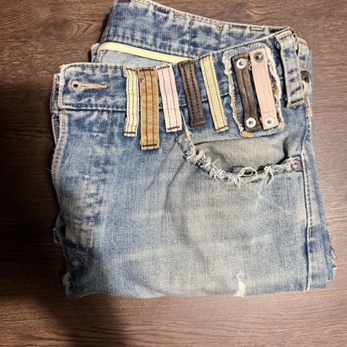 Dsquared² Vintage Distressed Archive Jeans Used, Size 46, Blue