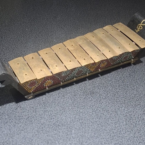 Handmade Ethnic Gamelan Saron Metallophone from Bali, Indonesia, 39cm