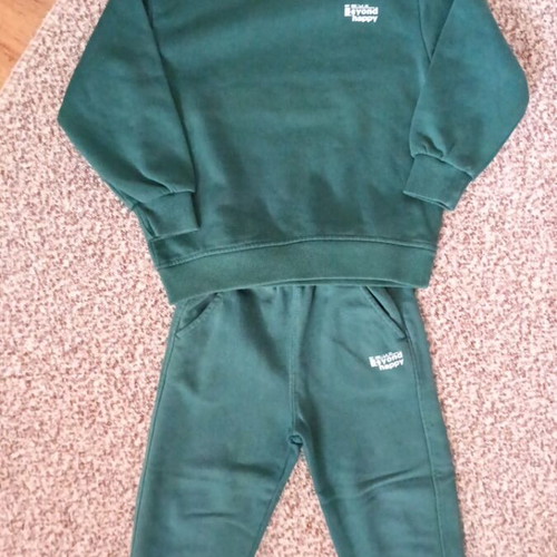 Zara tracksuit used, green, for 5-6 years, sizes 110-116 cm