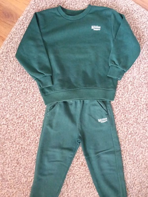 Zara tracksuit used, green, for 5-6 years, sizes 110-116 cm