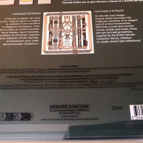 Hermes Terre d'Hermès Eau de Toilette gift set new, 100ml EDT