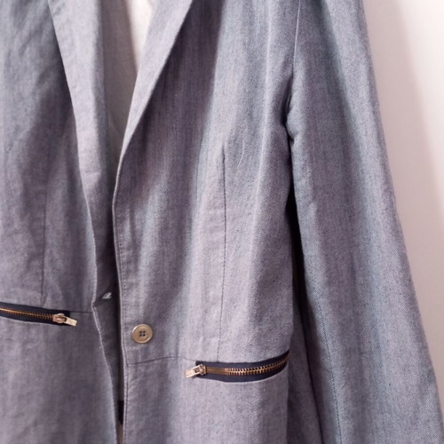 Bershka blazer gray size M like new