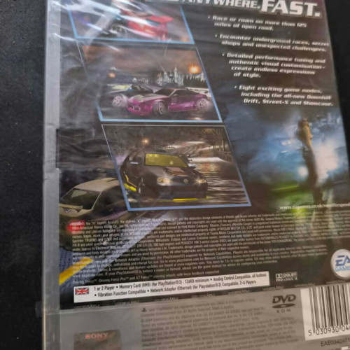 Need for Speed Underground 2 Platinum sealed PlayStation 2 game