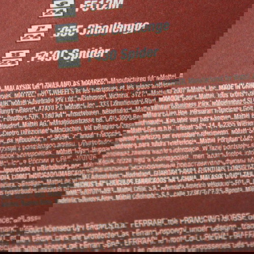 Hot Wheels 60 Years Ferrari Racer 355 Challenge καινούργιο