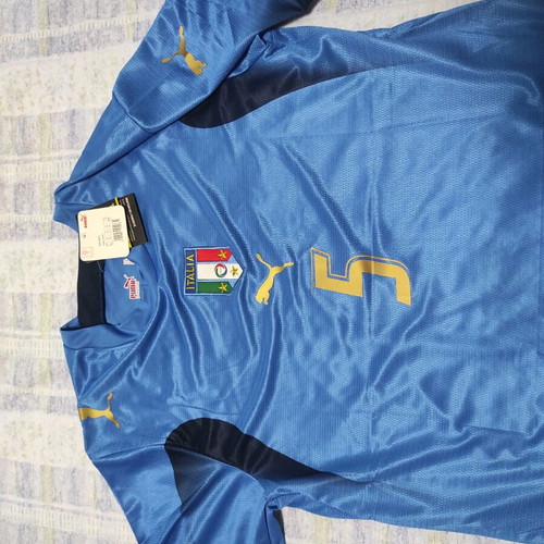 Italy National Team Retro Jersey 2006 Fabio Cannavaro 5 Puma like new