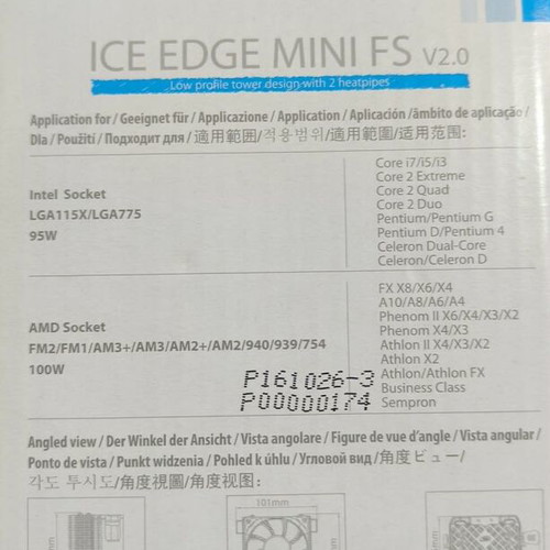 DeepCool ICE EDGE MINI FS V2.0 new CPU cooler