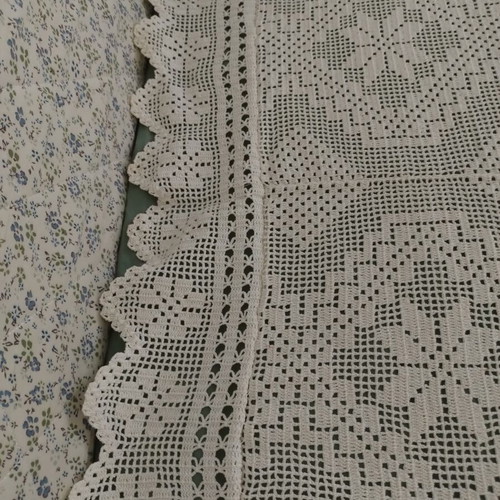 Handmade blanket, like new, 207x198 cm