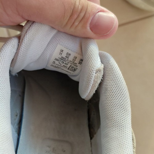 Puma men's sneakers size 46 used, white