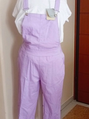 Acuarela jumpsuit and white t-shirt set new, one size