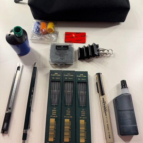 Architectural drawing tools set like new