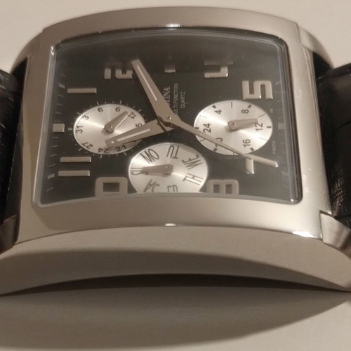 Festina F16235 men's watch like new, black and silver
