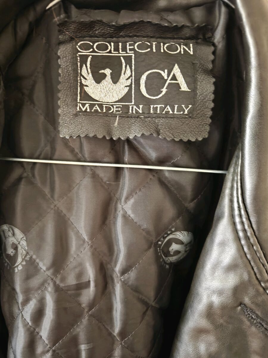 Men's leather jacket vintage 90s from… - € 190,00 - Vendora.cy