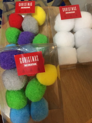 Craft supplies new, pom poms, foam balls, 20 bows, rolls