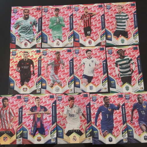 Fans' Favourite (Red) Panini FIFA 365 2026 Adrenalyn XL cards set of 13