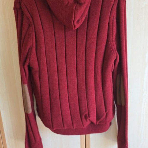 Blue Green cardigan burgundy like new, size 3XL