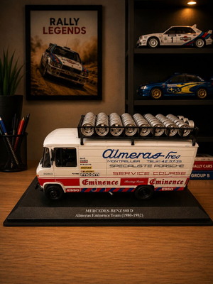Mercedes-Benz 508D Almeras Frères Porsche Service μοντέλο 1:43 σαν καινούργιο