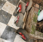 Heavy-duty wheels like new