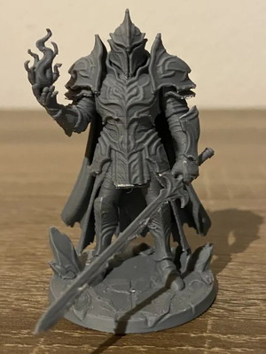 Dungeons & Dragons Fire Knight RPG Miniature new, 3D printed
