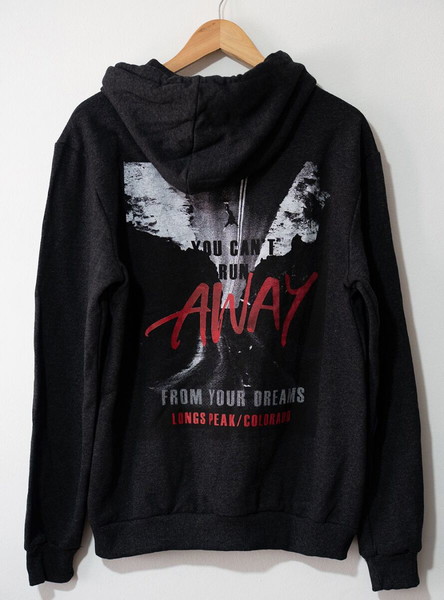 " You can't run away from your dreams " Φούτερ - Καινούργιο - Size M/L