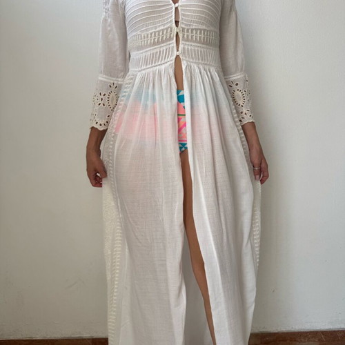 Maxi dress Zara white like new