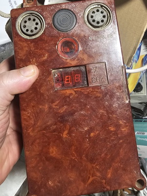 Vintage USSR CCCP Σοβιετικός ανιχνευτής αερίου μεθανίου μεταχειρισμένος από βακελίτη