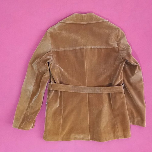 Men's outerwear like new, brown, size M