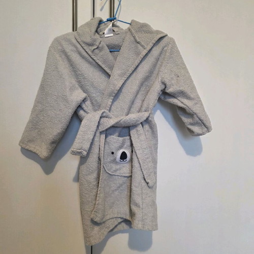 Baby bathrobe used, size 80/86 cm