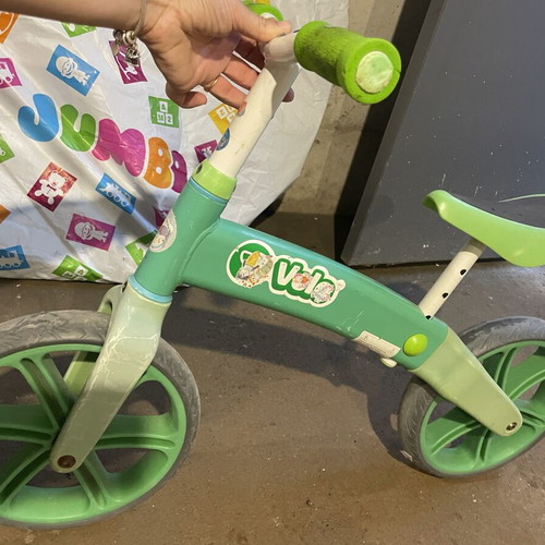 Velo balance bike used, green