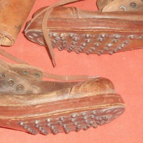 Greek Army Soldier Campaign Boots 1950-1970 used