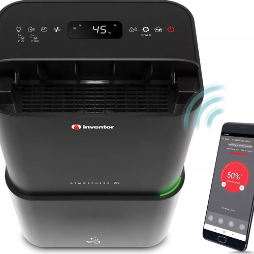 Inventor Atmosphere XL Dehumidifier 25lt Black New with Ionizer and Wi-Fi