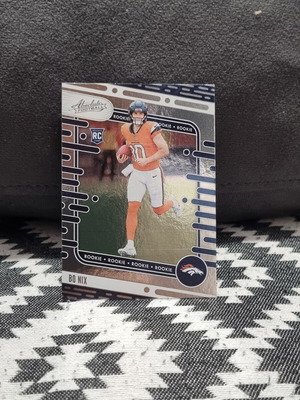 2024 Panini Absolute Rookies Bo Nix #112 RC card new