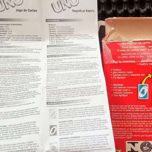Uno Mattel 2003 collectible card game used