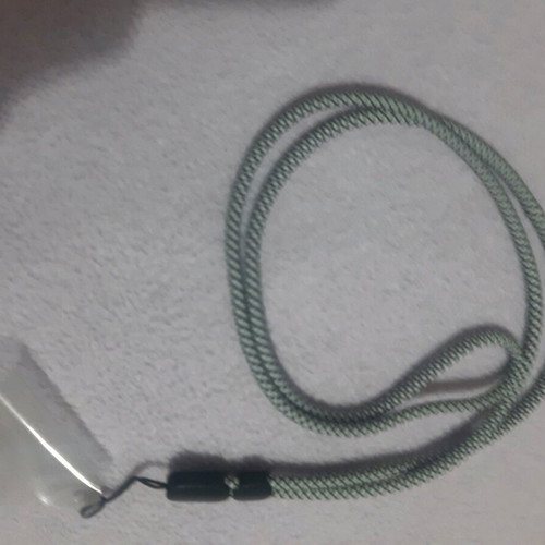 Mobile phone cord gray necklace lanyard new
