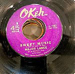  45 rpm δίσκος βινυλίου Major Lance um um , sweet music