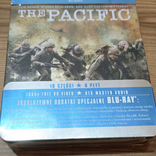 The Pacific Blu-ray metal case with Greek subtitles new