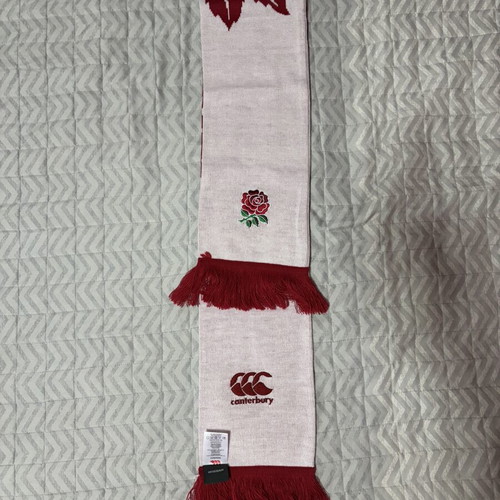 England Rugby Rose Wraparound Supporter Scarf new, official