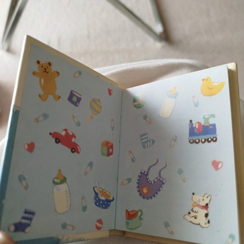 Small baby book and photo album like new
