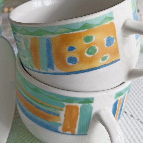 Large cups like new, set of 5 pieces