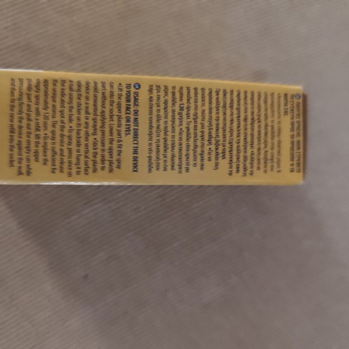 Afroso spray refill vanilla new unused
