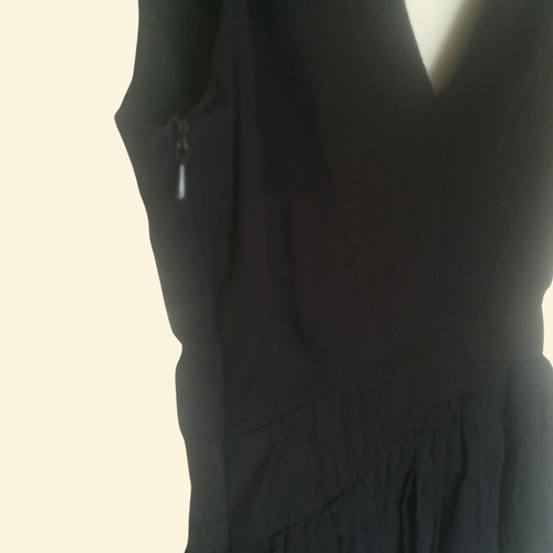 Black ASOS mini dress with square neckline like new, Small