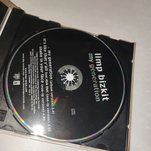 Limp Bizkit My Generation CD single used, metal
