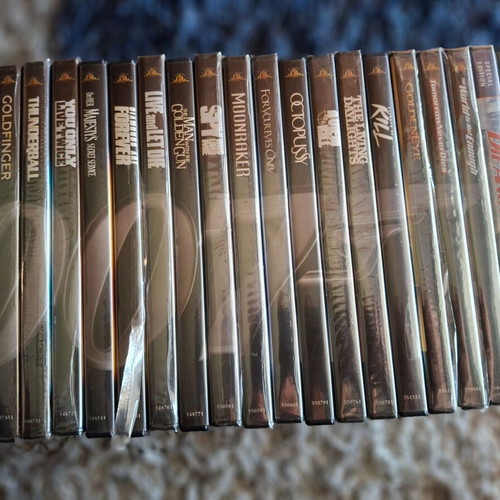James Bond 22 DVD set new, 22 movies with subtitles