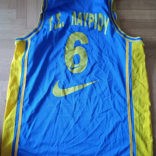 G.S Lavrio Basketball Jersey XL used Nike vintage