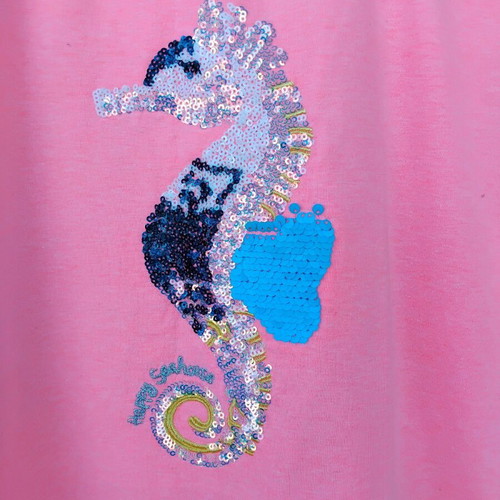 Evita summer short-sleeve top like new, pink, size S