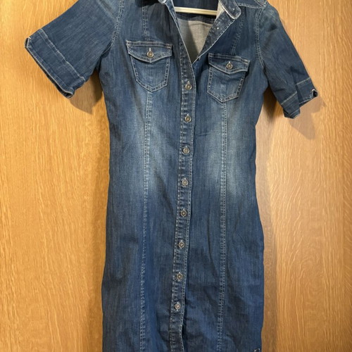tommy hilfiger denim midi dress Tommy Jeans Denim Midi Dress