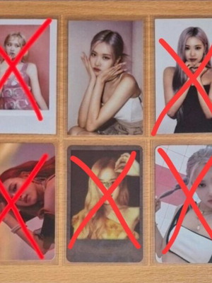 Blackpink Rosé Photocards new