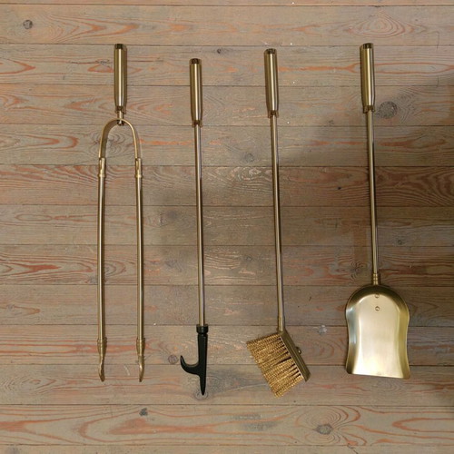 Zogometal Fireplace Tool Set Matte Finish new