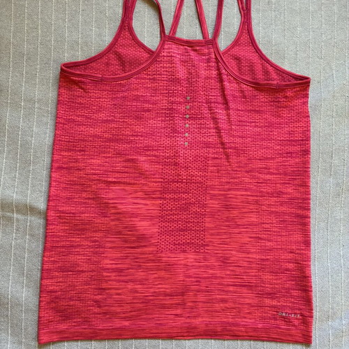 Nike Dri-FIT Knit Women's Running Tank Top Pink Heather M 831496-607