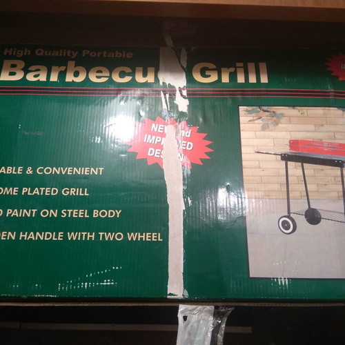 Barbeque grill trolley new